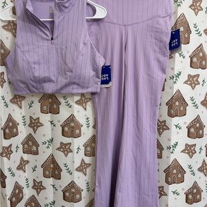 JoyLab Lilac Activewear pants and top